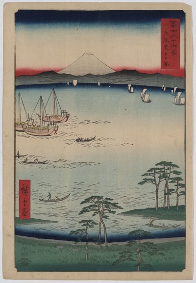 34. Kuroto-Bucht von Utagawa Hiroshige